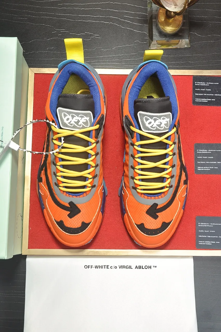 Men's men's shoes💰660💶【off-white】👫 Original one-to-one replica, high-end quality🥳The latest model has not been listed on the official website yet, the top version. Fabric: Imported open-edge beaded laminated leather Lining: Imported breathable mesh Outsole: New material imported TPU combination sole Male 38-44 (customized at 45)